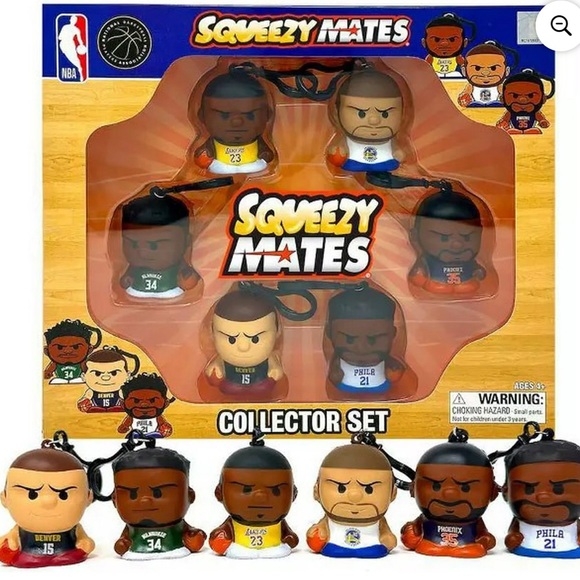 Squeezymates 6 Figure 2024 Collector Set - Picture 1 of 2